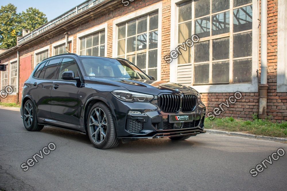 Prelungire lip buza bara fata BMW X5 G05 M-Pack 2018- v1 Maxton Design