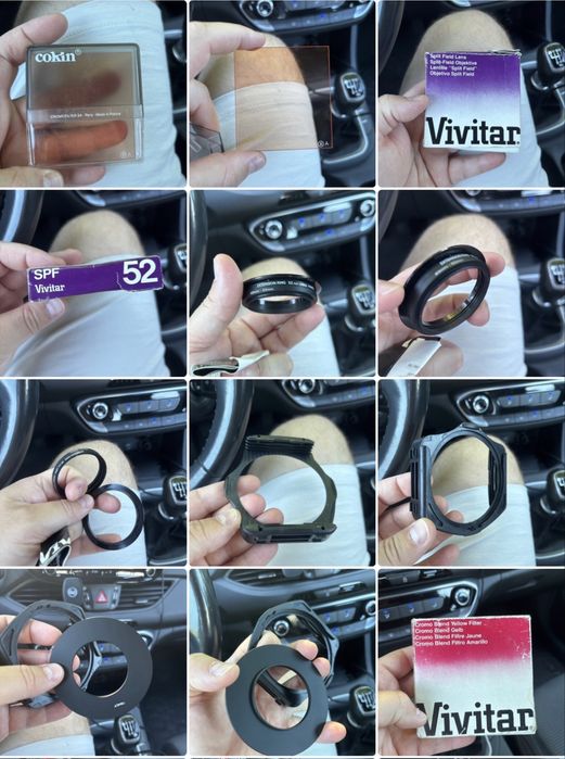 Kit complet Cokin seria A(suport +inel 49mm+inel 52mm+filtru sepia
