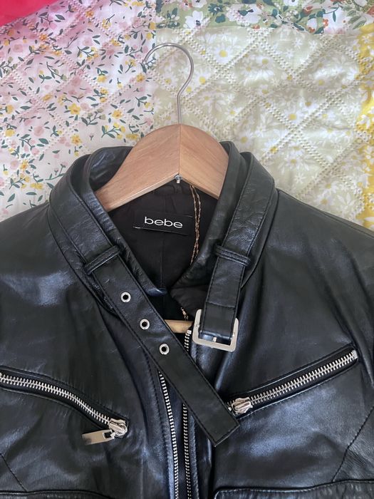 Кожанная куртка Bebe. Оригинал