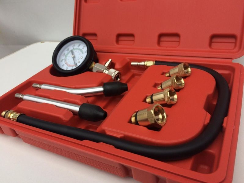 Tester compresie/compresmetru benzina 8 piese