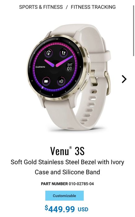 Часы Garmin VENUS 3S