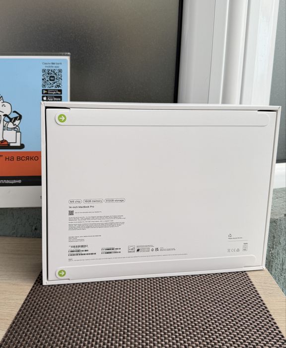 512GB НОВ!*ЛИЗИНГ*Apple Macbook Pro 14" M4 10C/10G 16RAM  Гаранция!