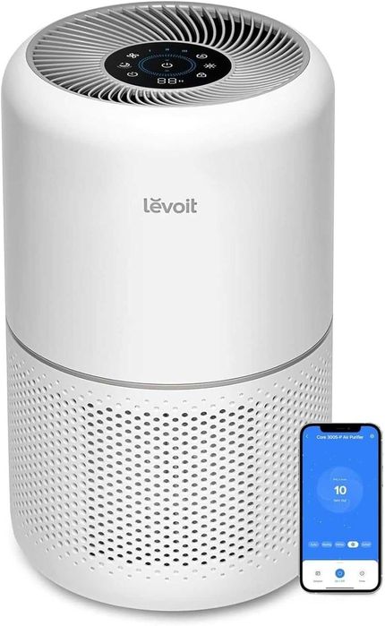 Смарт пречиствател за въздух Levoit Core 300S - WiFi и HEPA филтър