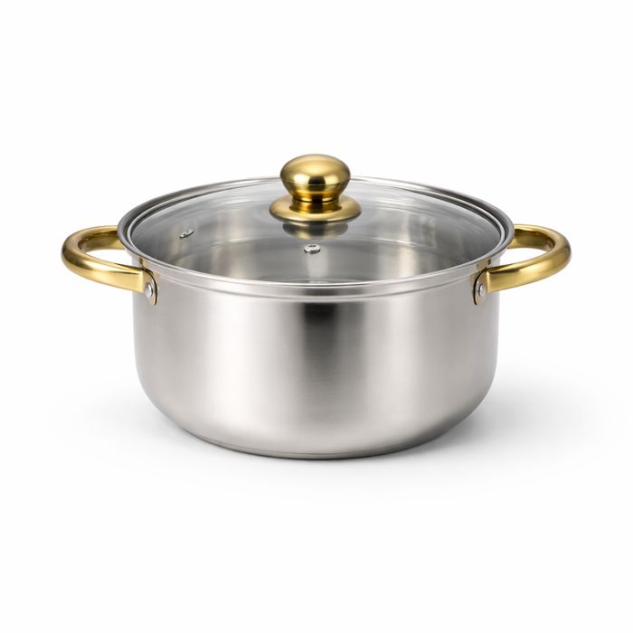 Set vase de gătit – 12 piese, capace din sticlă