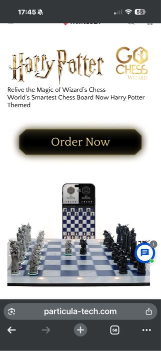 GoChess Harry Potter Smart Chessboard – ca nouă