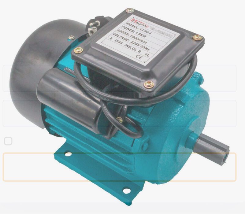 Motor monofazat cupru . 2,2 kw , 3 kw , 4 kw .
