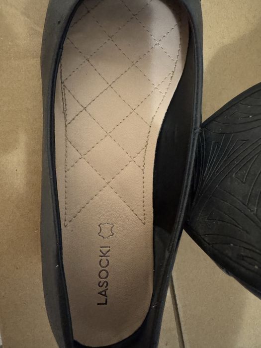 Balerini negri dama piele Lasocki