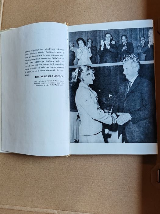 Carte Nadia  apărută in prima ediție 18.01.1977