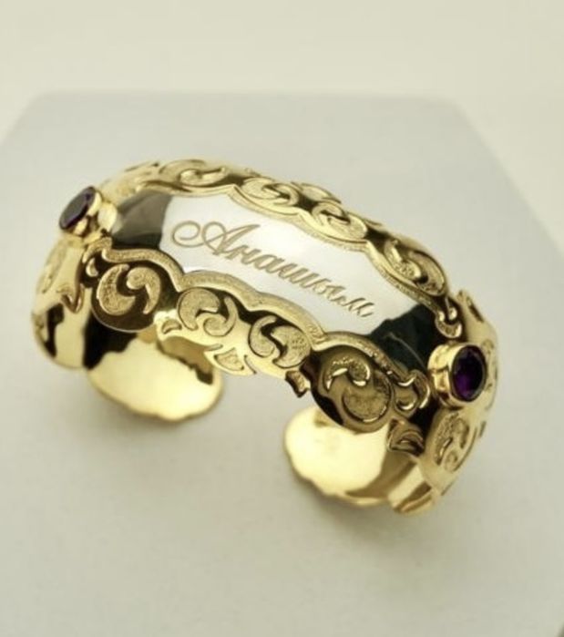 Сәнді әйелдерге арналған браслет, күміс 33 тен жоғары алтын жалатылған