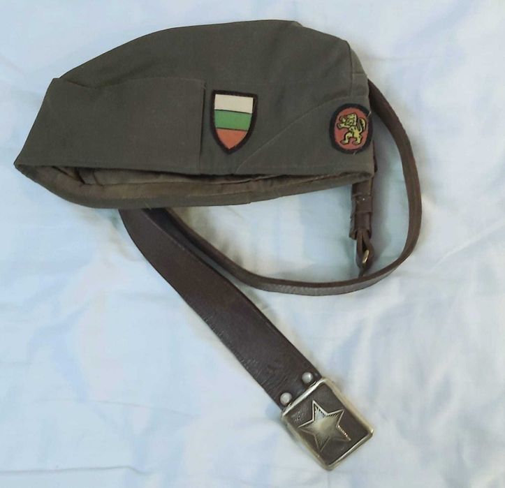 Колан, фуражка, чанта, презрамки на Българската армия (соц период)