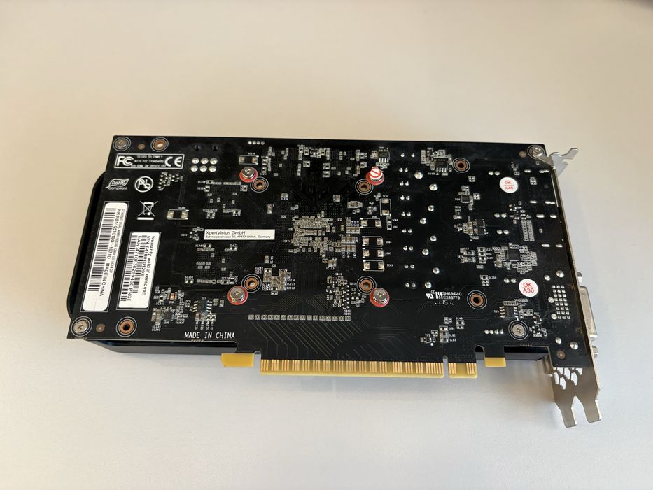 NVIDIA GeForce GTX 1050 Ti 4GB.