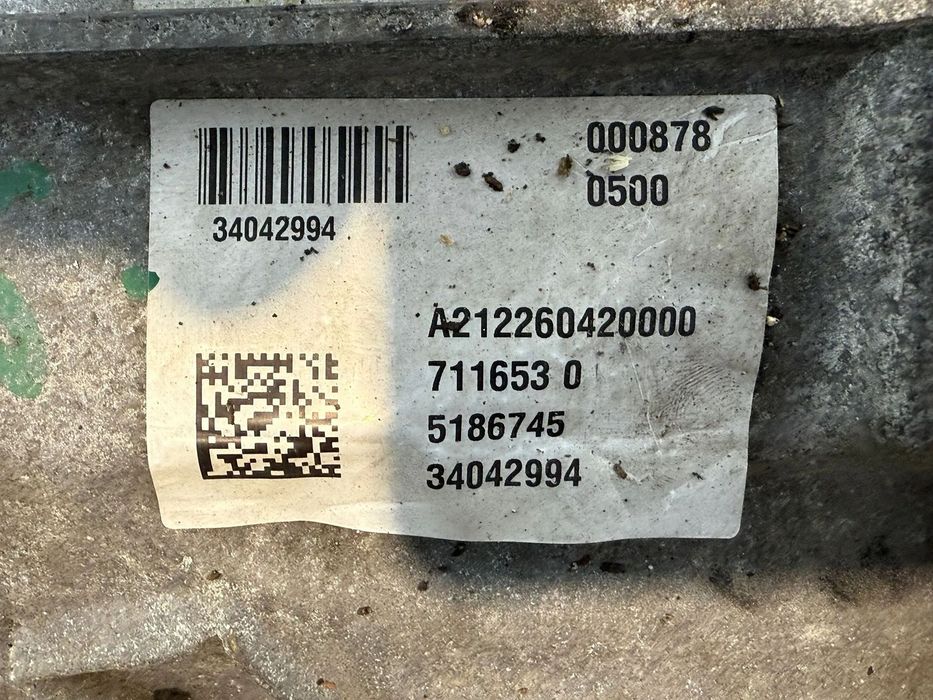 CUTIE DE VITEZE MECANICĂ CU 6 TREPTE / COD CUTIE 711653 / GM MERCEDES BENZ CLASA C W204 AMG SP C220 2.2 DIESEL 2013 / BERLINA 2007-2015