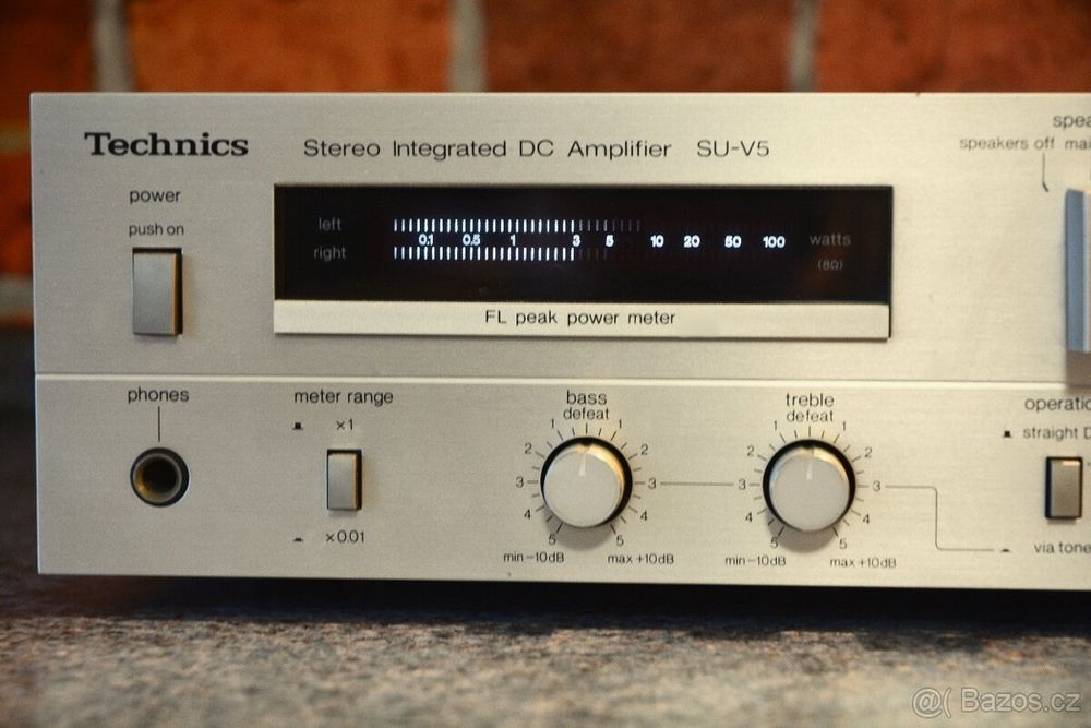 Amplif. Technics SU-V5. Calitate din vremuri de aur. Ca nou. Preț fix