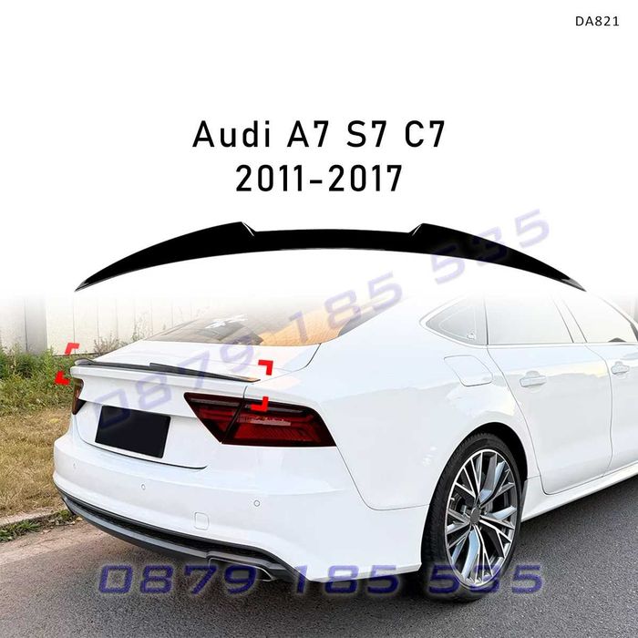 Тунинг спойлер багажник Audi A7 S7 RS7 C7 2011-2017 DA821 ауди а7