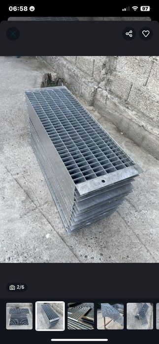 Trepte zincate  100/30