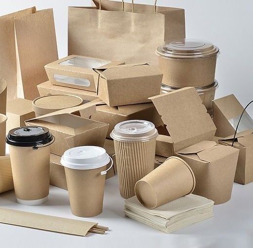 Одноразвые стаканы | ланчбокс | контейнер | крафт