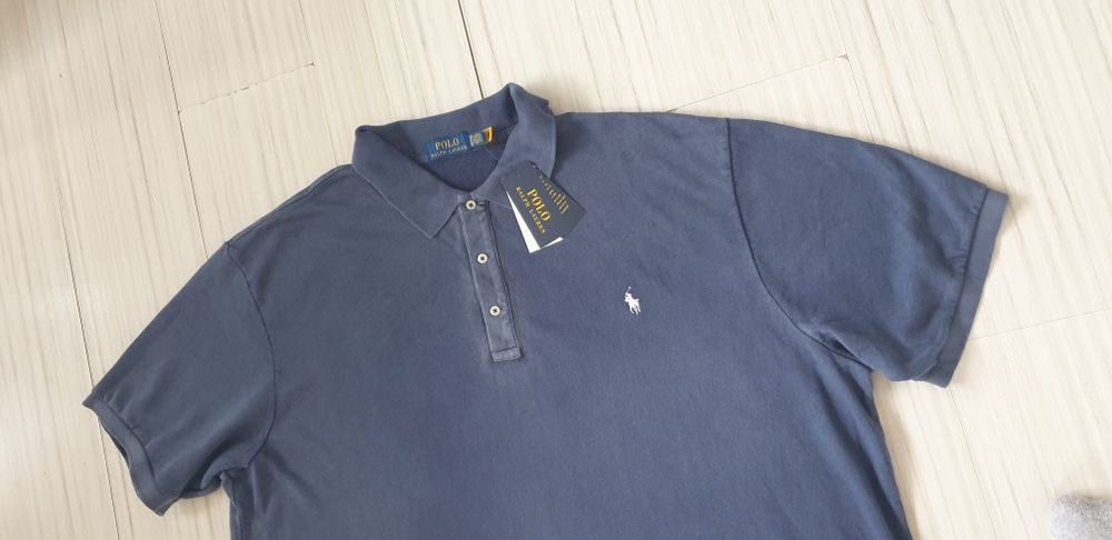 POLO Ralph Lauren Garment Dyed Cotton  3XL НОВО ОРИГИНАЛ Мъжка Тениска