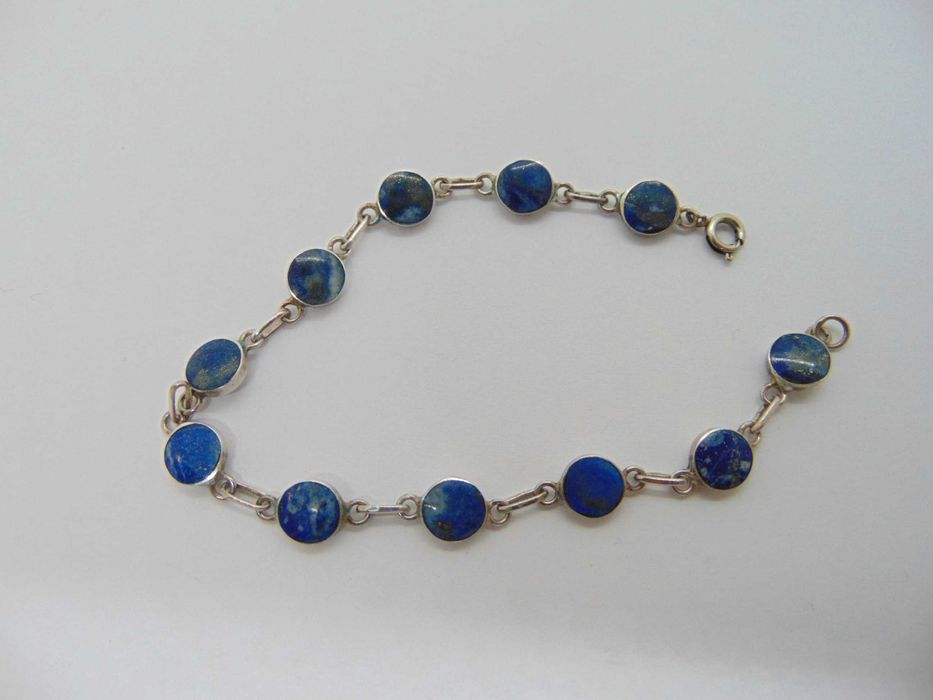 Bratara din argint cu sodalite