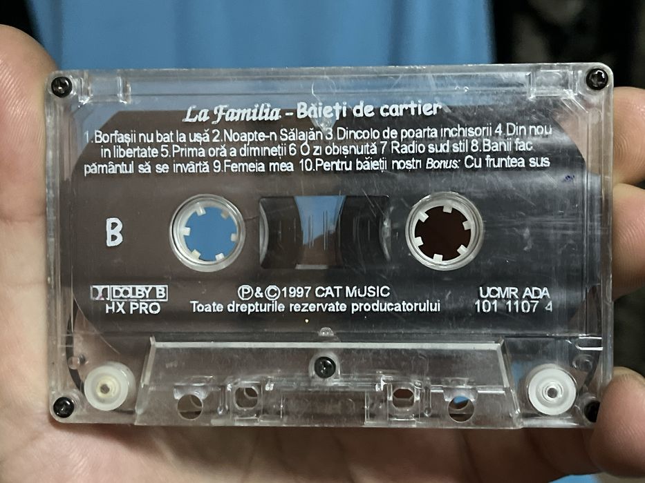 La Familia - Baieti de cartier (1997) / Album original complet caseta audio + coperta + carcasa