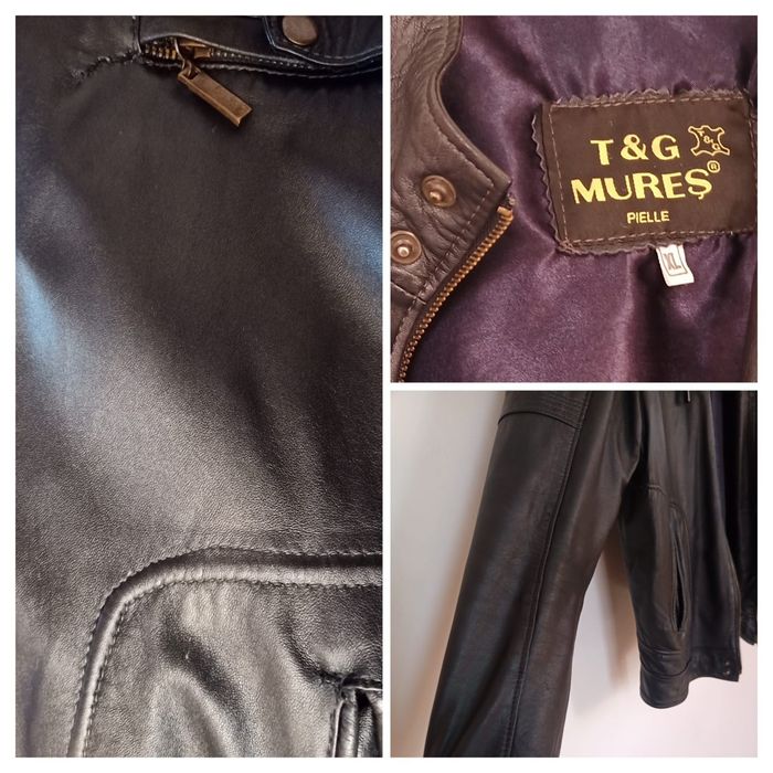 Geaca din piele naturala