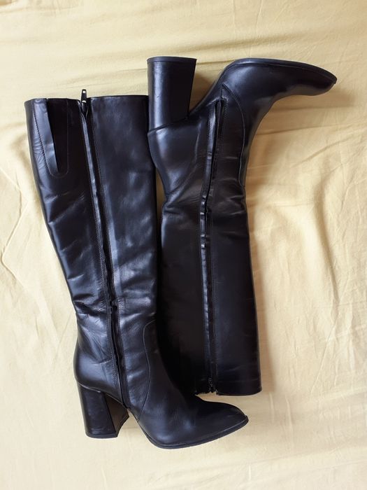 Дамски ботуши от естествена кожа