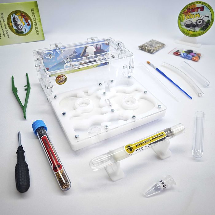 Муравьиная ферма - Муравьи жнецы ||| ГИПСОВЫЙ Формикарий "PREMIUM"