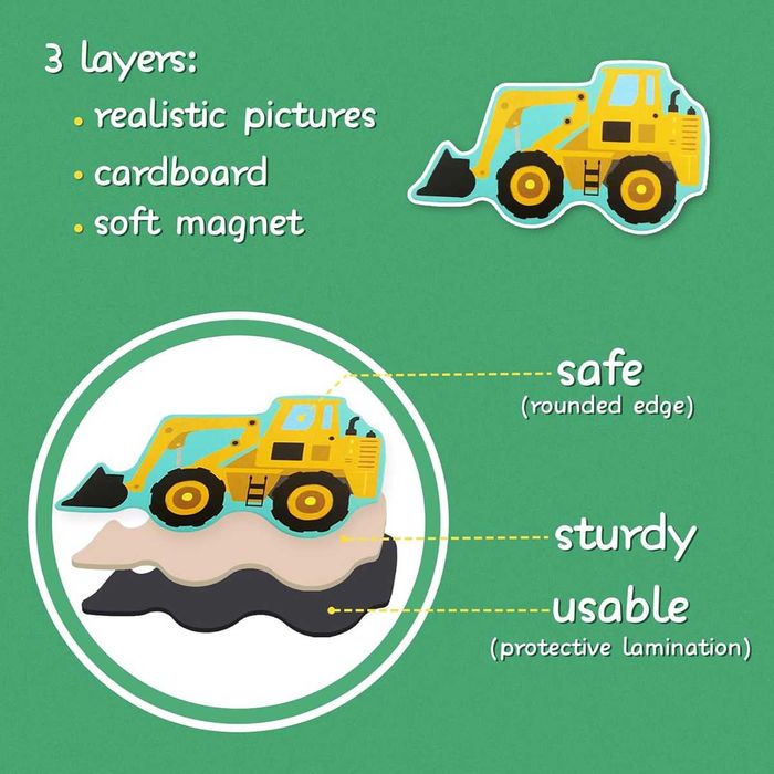 Образователна книжка с магнитни стикери занимателна игра деца подарък