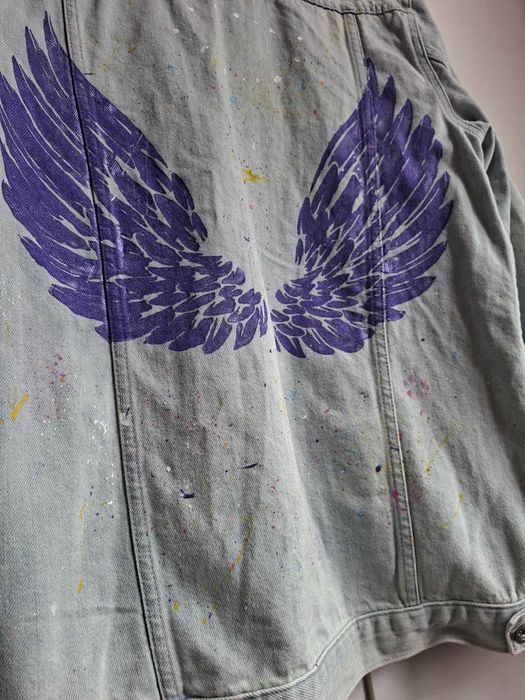 Geaca denim 38 NEXT pictata UNICAT