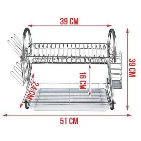 Сушилник за чинии неръждаема стомана единица,двойка,тройка