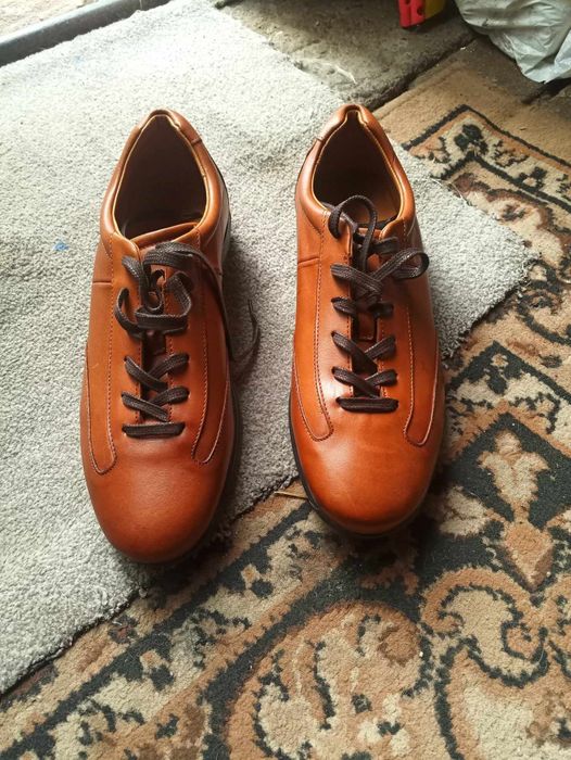 Pantofi sport din piele naturala Charles Tyrwhitt