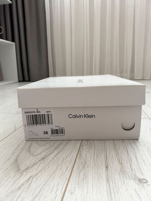 Кожени боти Calvin Klein