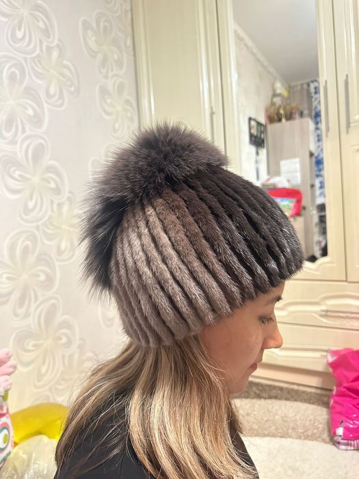 Шапка чистая норка