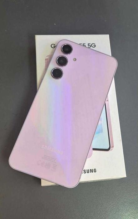 Samsung A55 8/128GB- бял/ розов