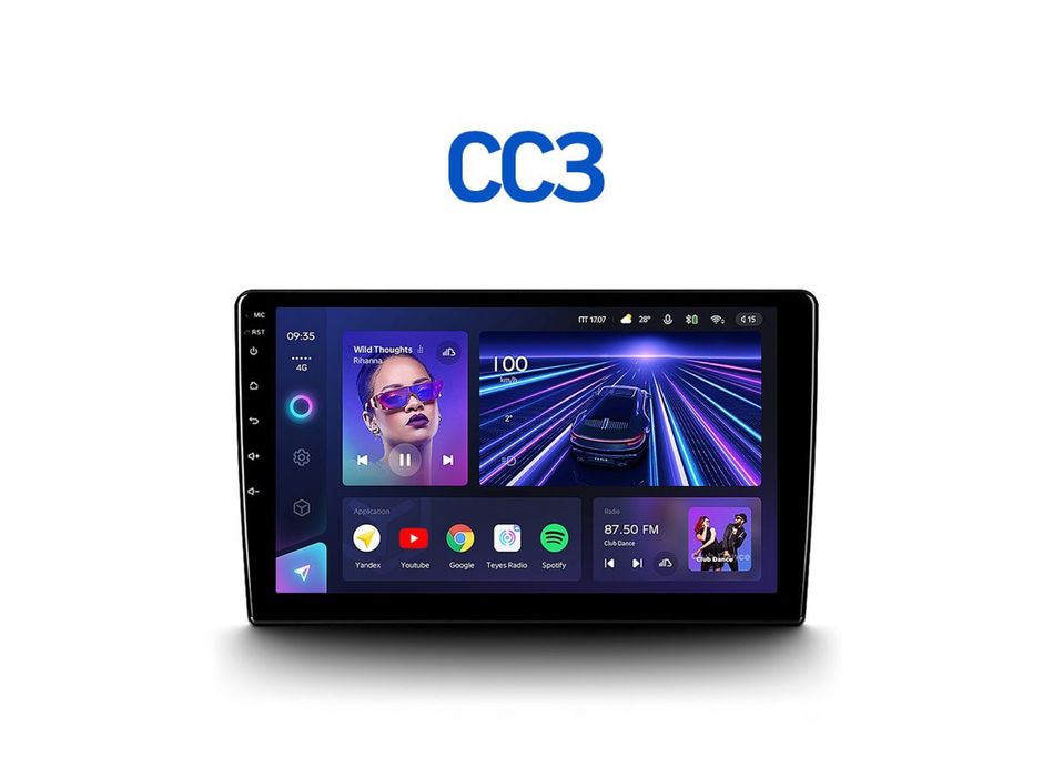 TEYES CC3 4+64 gb antena 4G Wifi 5G usb gps