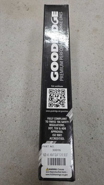 Стоманени спирачни макучи Goodridge G-Stop 30016