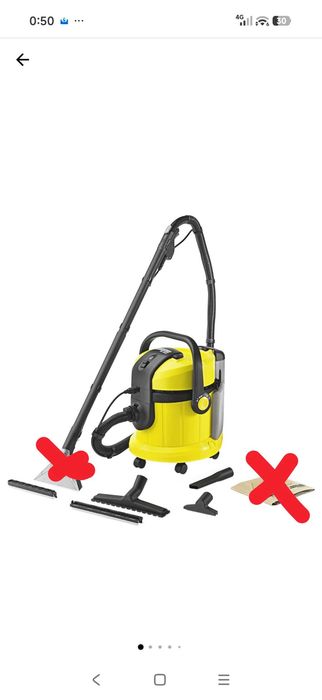 vand aspirator tapiterii injectie extractie karcher  se4001
