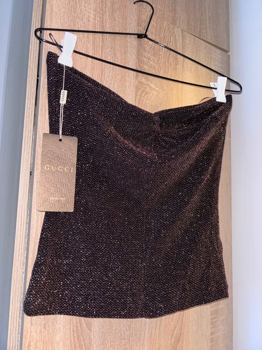 Top maro slipici fin Gucci Nou