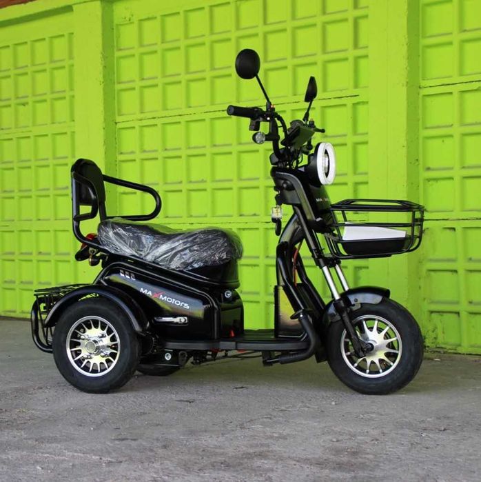 Двуместна електрическа триколка MaxMotors Pudding 1800W-48V-20Ah