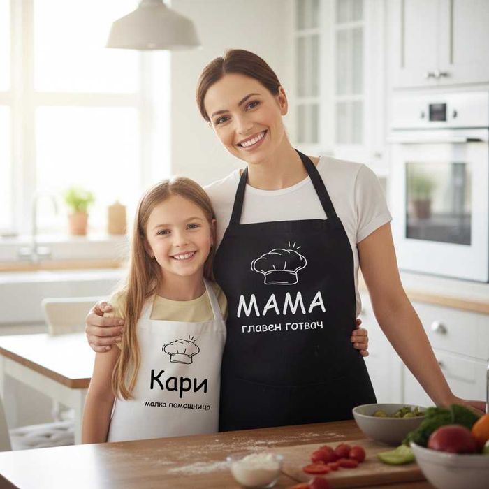 Комплект персонализирани кухненски престилки