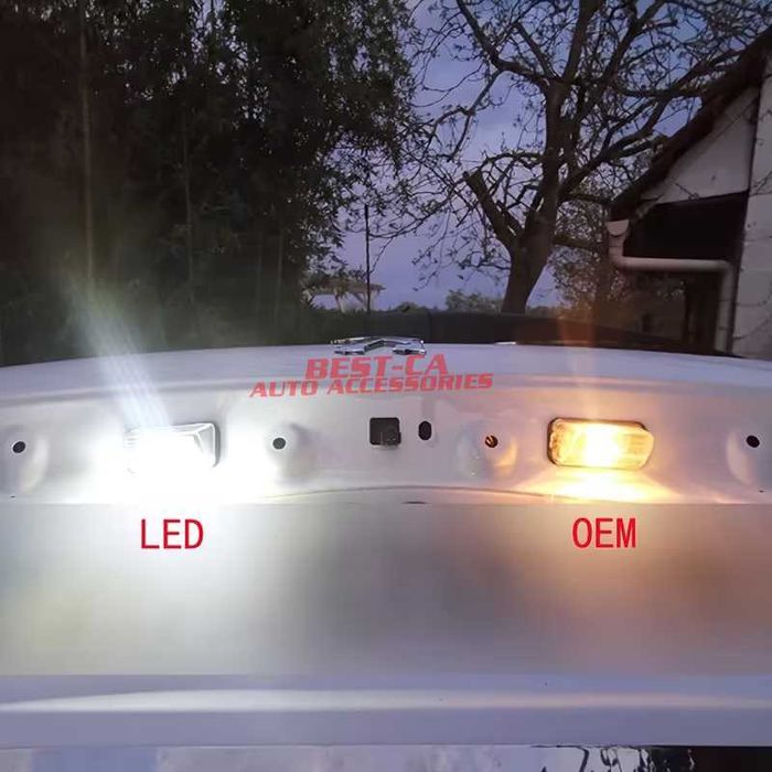 Set 2 lampi numar LED pentru Peugeot 206/207 307/308 407 Citroen C3 C4