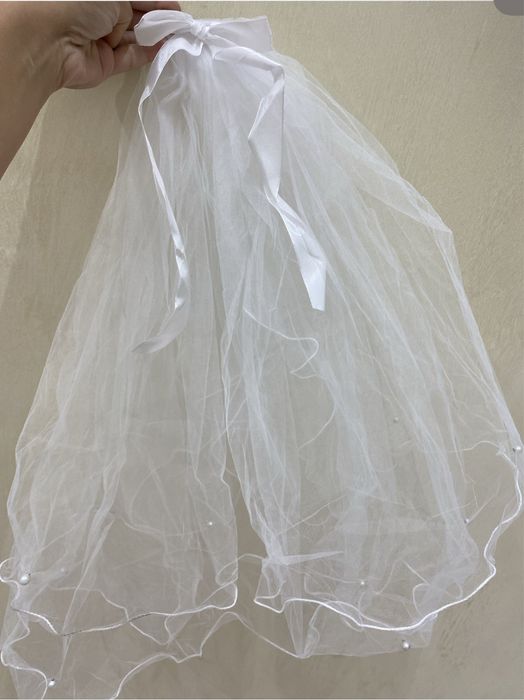 Булченска рокля за дете с воал 2-5г