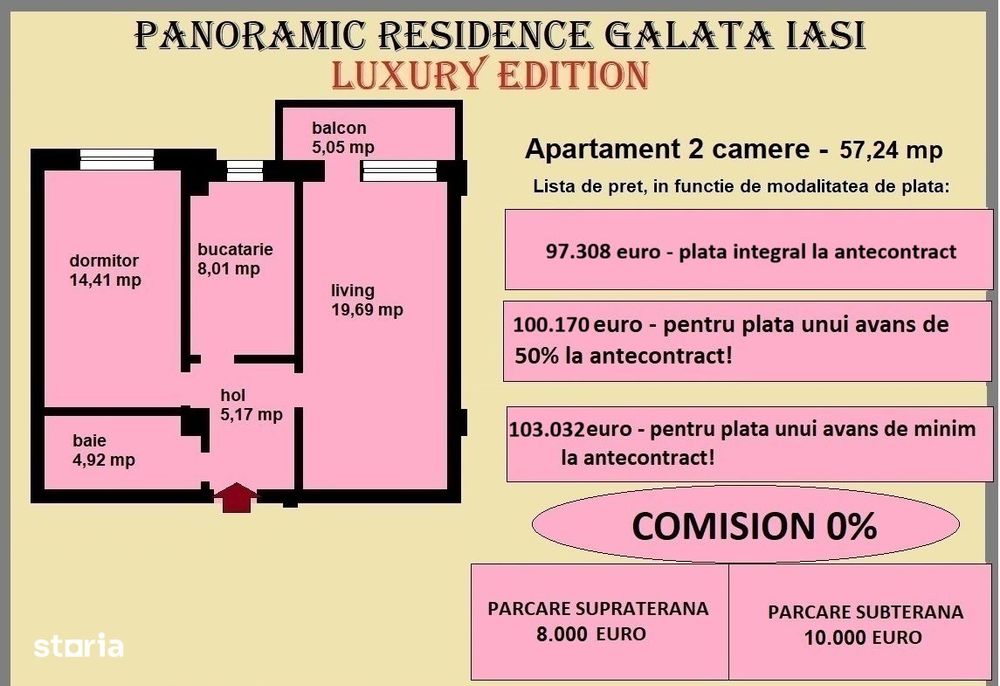 Apartament – Iași, Galata - Vedere 2