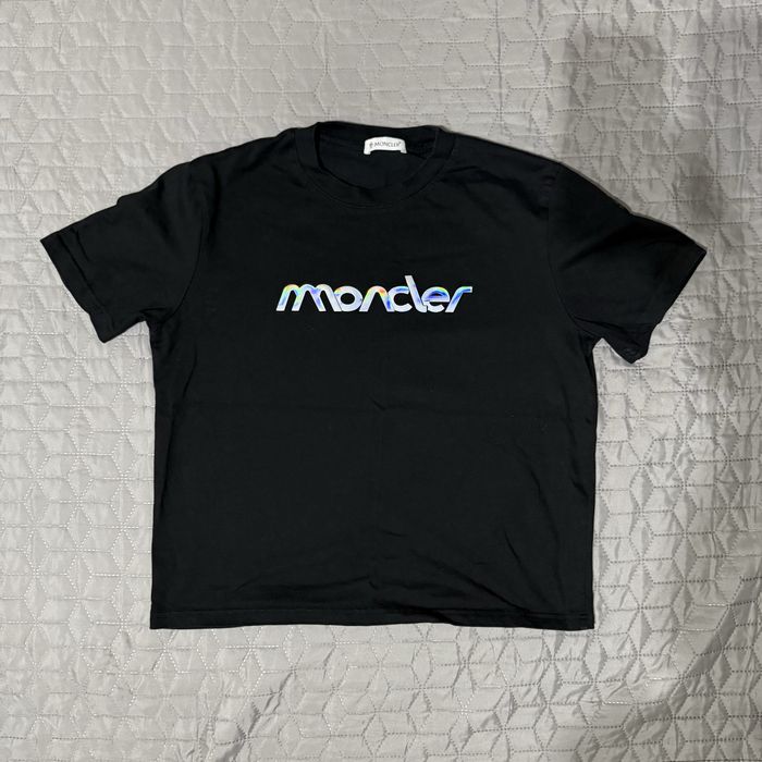 Moncler Мъжка тениска "Reflective Raised Logo"