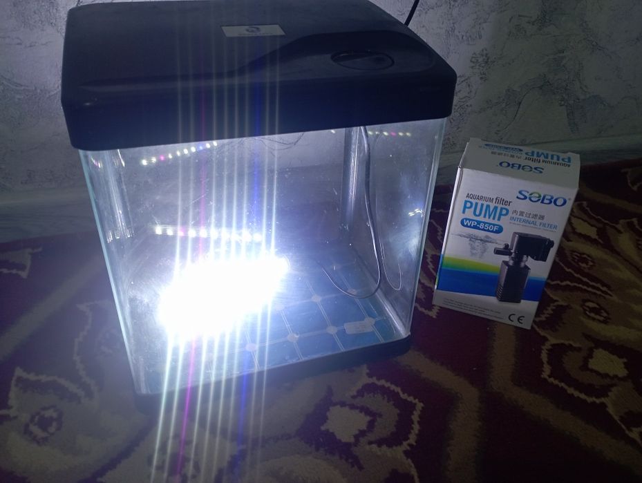 Заводской аквариум 7л