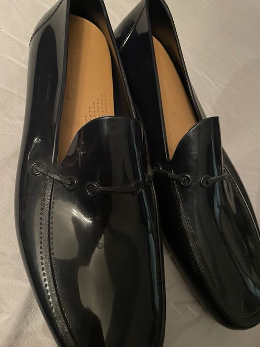 Оригинални лачени обувки Paciotti – черни, елегантен модел