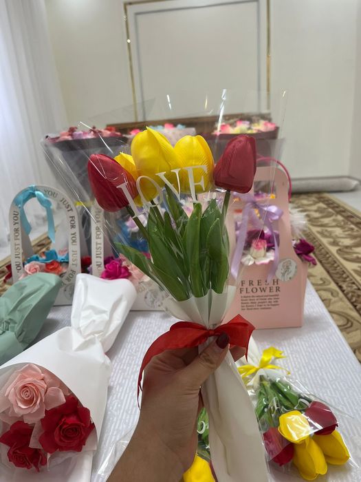 Цветы. Мыльные роза.