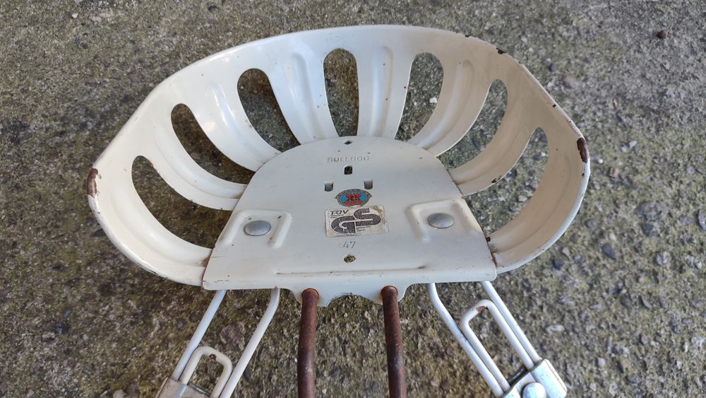 Scaun vintage de bicicletă pentru copii