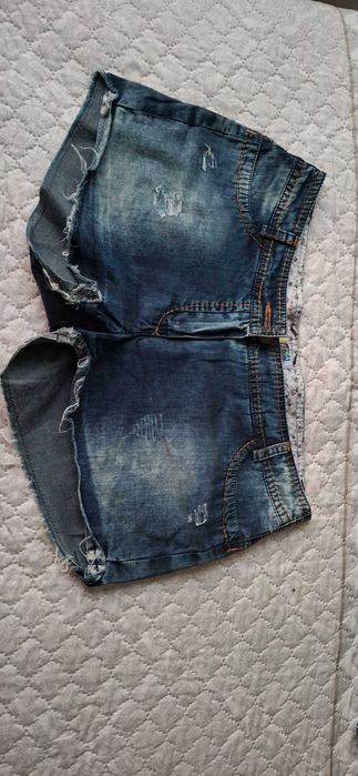 къси дънкови панталони Junona