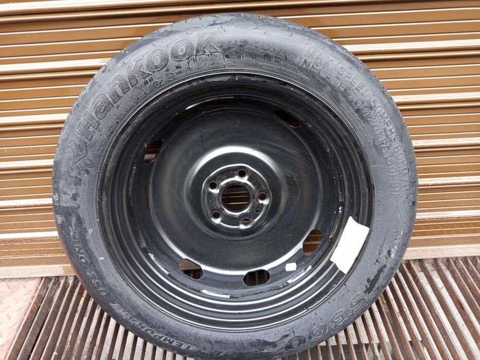 резервна гума патерица Фолксваген Шкода Ауди 16, 17, 18 ц. 5х112, крик