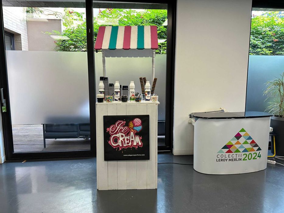 Ice cream bar toneta de înghețată